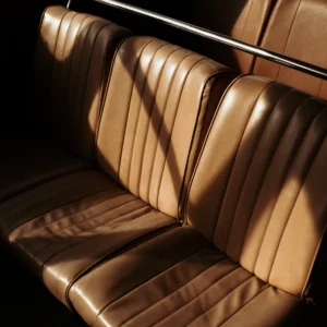brown-leather-seat Brown leather vehicle seat cover