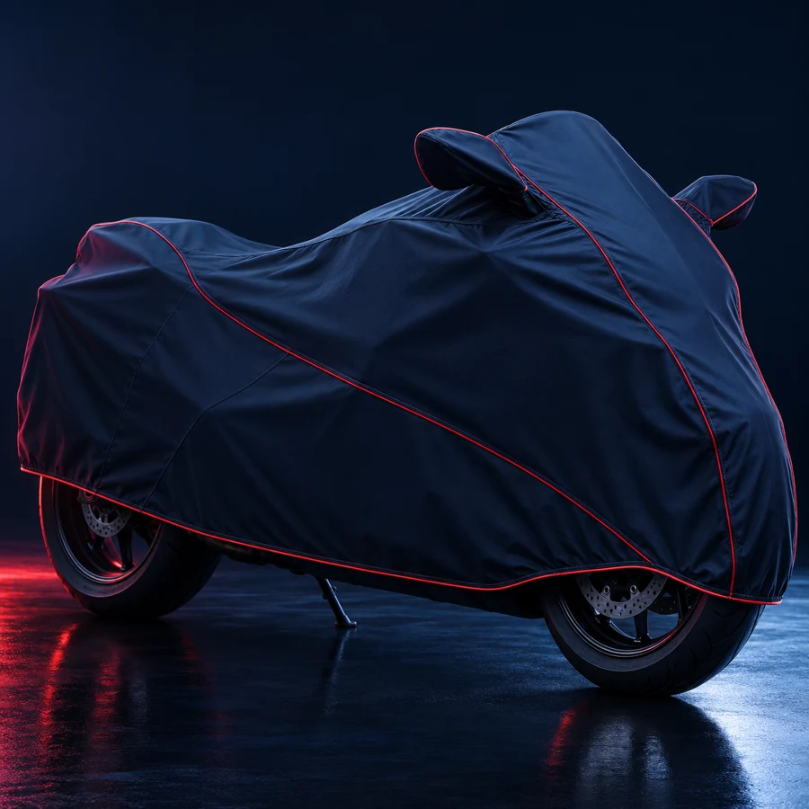 Midnight Bike Top Cover AI-generated design concept