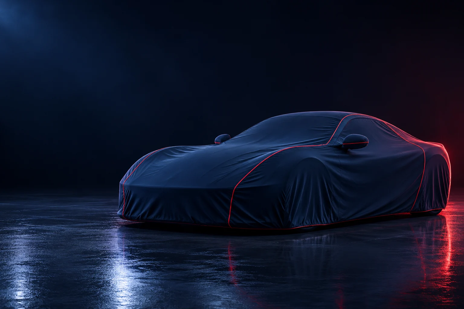 Midnight Car Top Cover AI-generated design concept