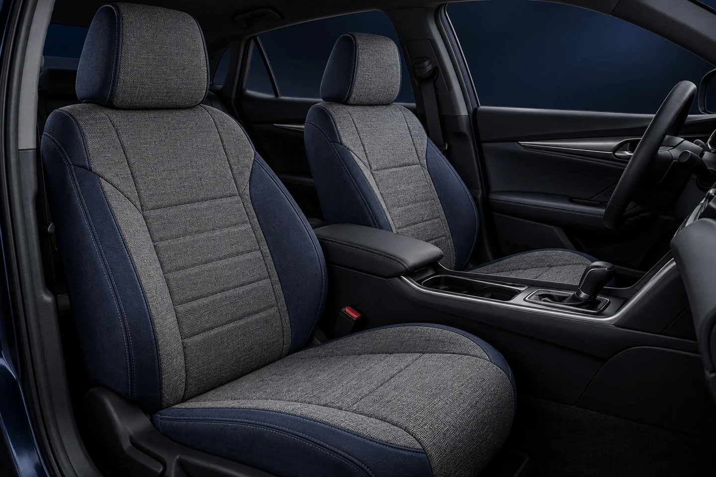 Graphite fabric comfort seat-cover concept